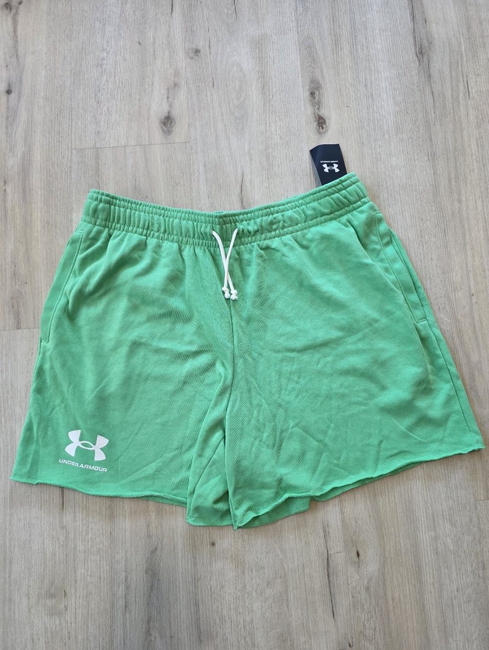 Under Armour Rival Terry 6 in Short Size XL Green